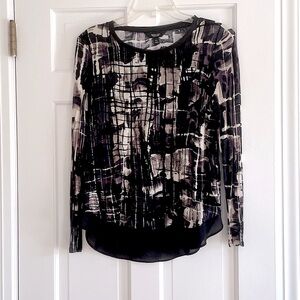 Simply Vera by Vera Wang Women's Long Sleeve Blouse – Size Small Petite